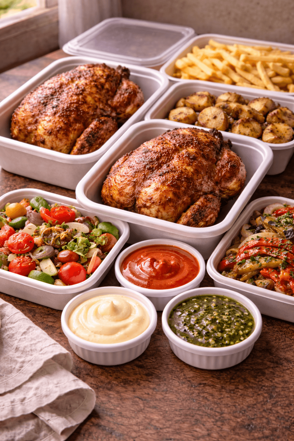 Alioli casero cremoso en ramekin