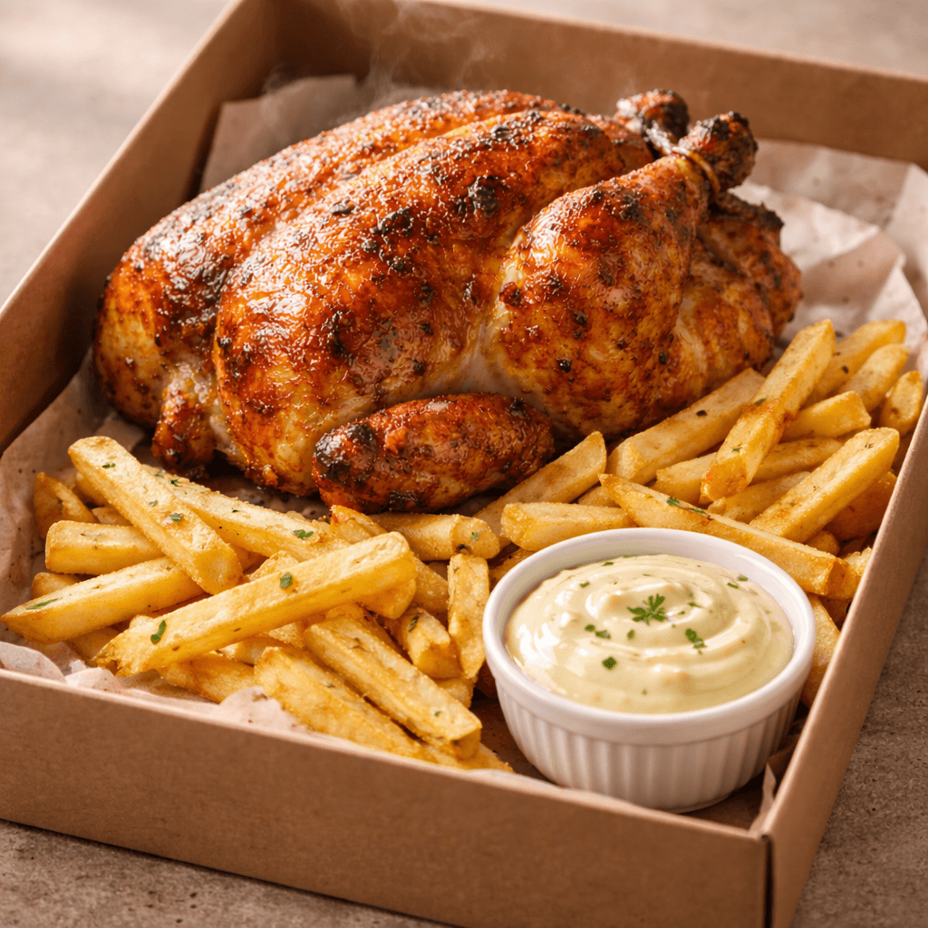 Pollo a l'ast y combos