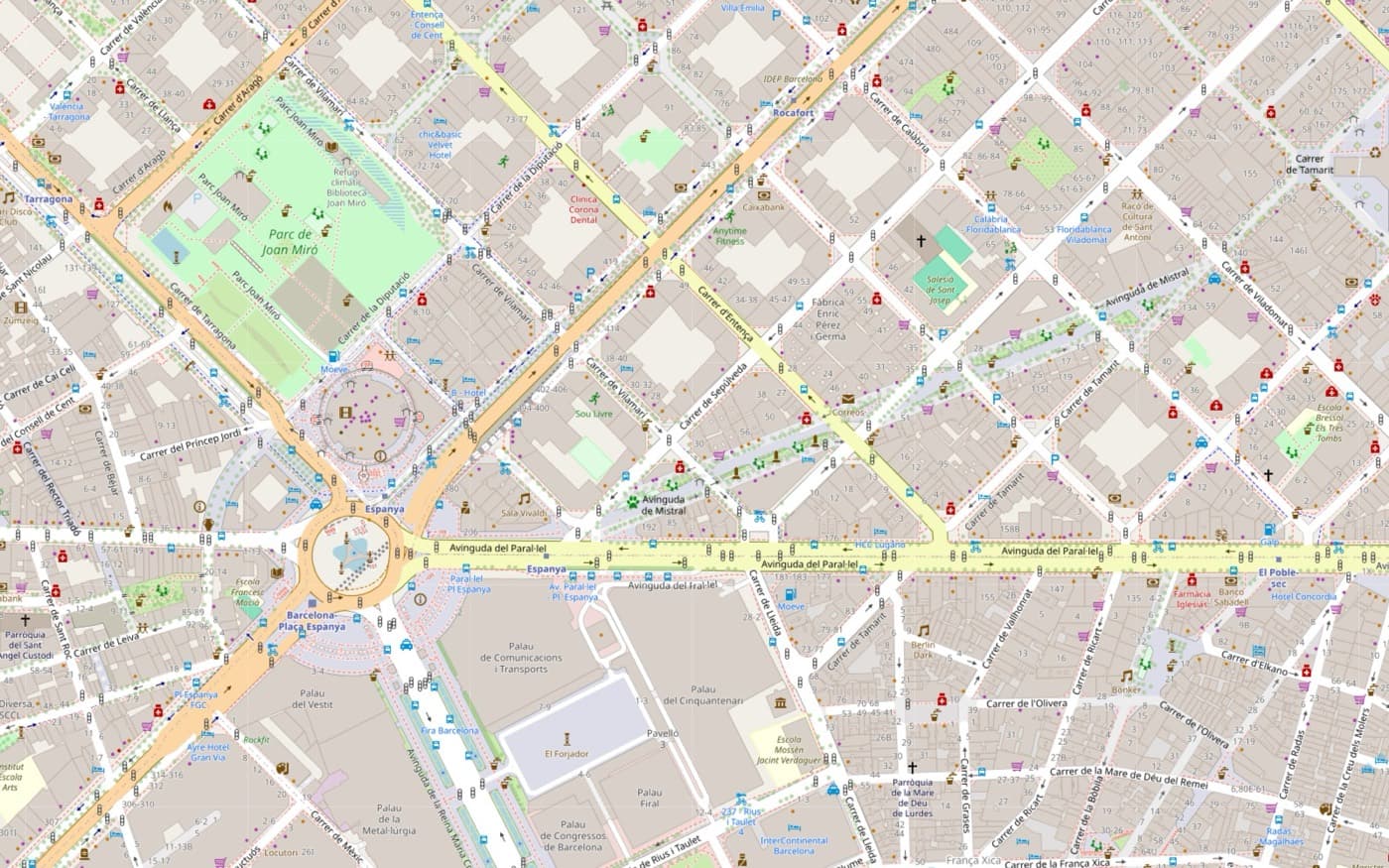 Mapa amb la ubicació de la botiga: Ubicació de Rostisseria Menjars Eixample